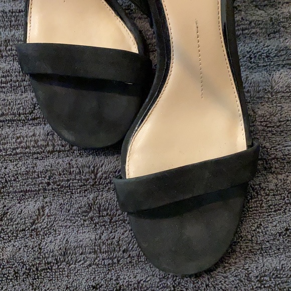 Strappy chunky black heels - Picture 3 of 6